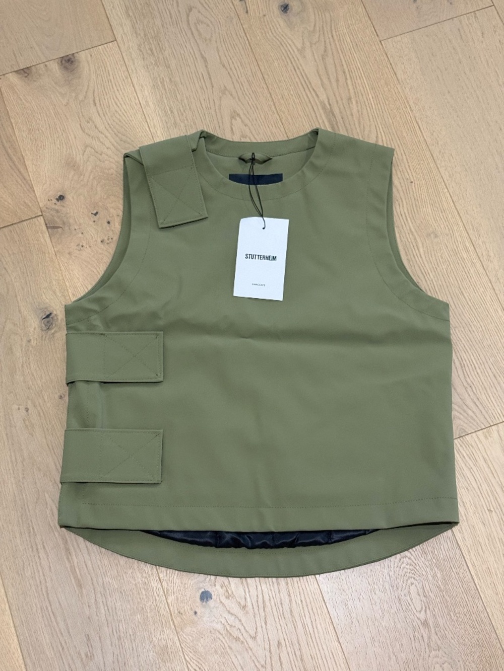 Stutterheim khaki waterproof vest